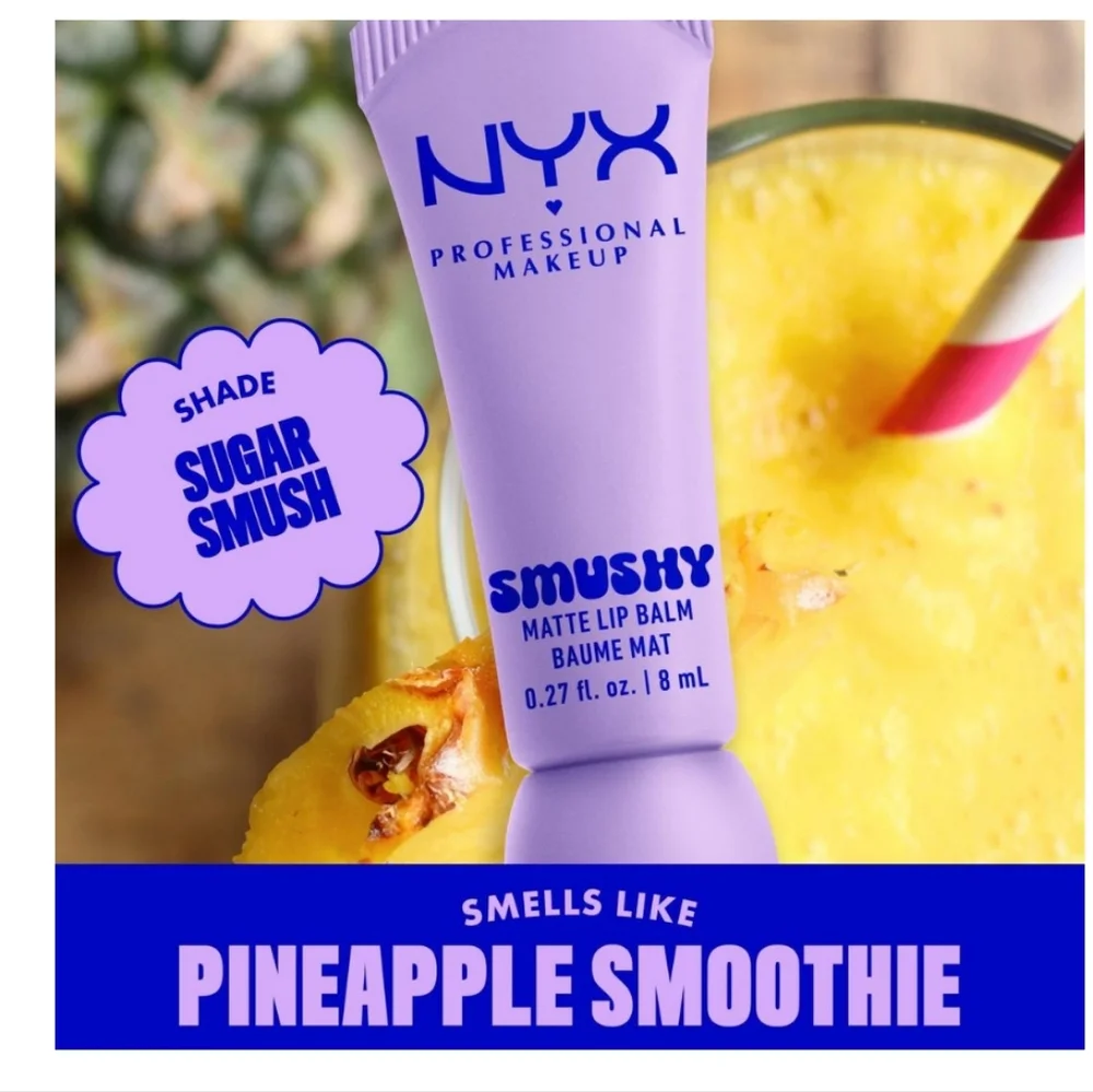NYX Smushy Matte Lip Balm Shade: Sugar Smush (transparent) 🆕